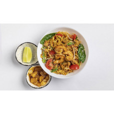 Рисова локшина з ананасом та креветкою Рисова локшина з ананасом та креветкою